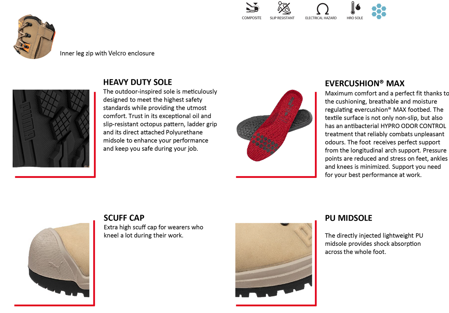 PUMA Iron HD 8″ Stone