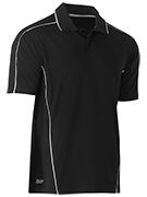 Bisley Cool Mesh Polo with Reflective Piping (BISBK1425)