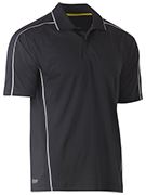 Bisley Cool Mesh Polo with Reflective Piping (BISBK1425)