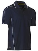 Bisley Cool Mesh Polo with Reflective Piping (BISBK1425)