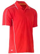 Bisley Cool Mesh Polo with Reflective Piping (BISBK1425)