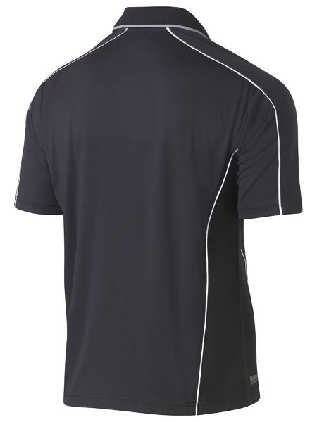 Bisley Cool Mesh Polo with Reflective Piping (BISBK1425)