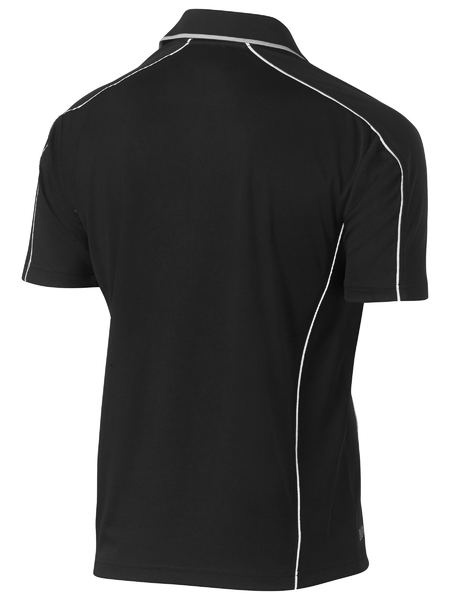 Bisley Cool Mesh Polo with Reflective Piping (BISBK1425)