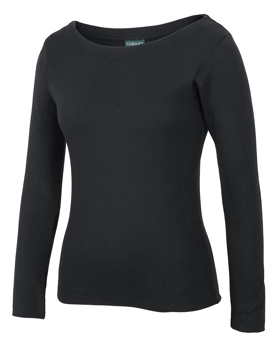JB's Ladies C of C Boat Neck Tee Long Sleeve (JBS1BTL)