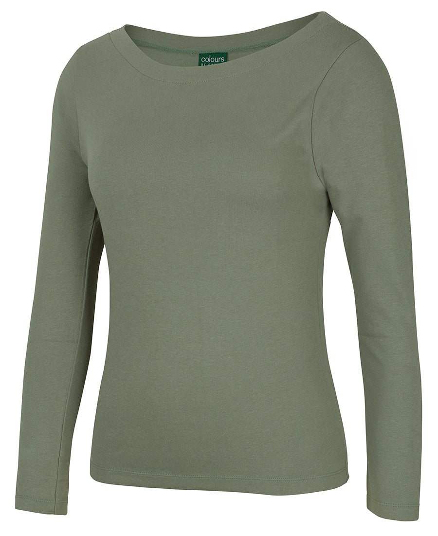JB's Ladies C of C Boat Neck Tee Long Sleeve (JBS1BTL)