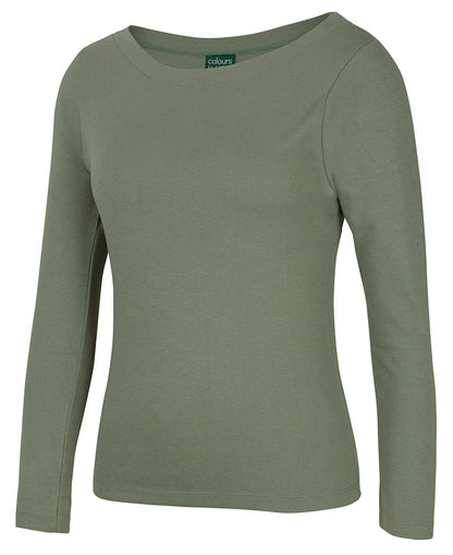 JB's Ladies C of C Boat Neck Tee Long Sleeve (JBS1BTL)
