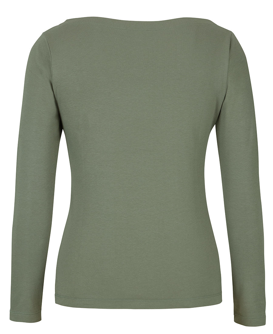 JB's Ladies C of C Boat Neck Tee Long Sleeve (JBS1BTL)