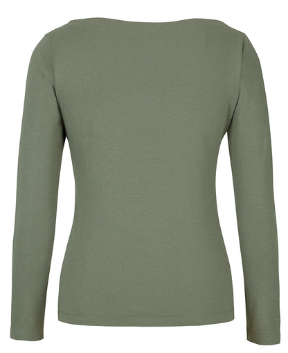 JB's Ladies C of C Boat Neck Tee Long Sleeve (JBS1BTL)