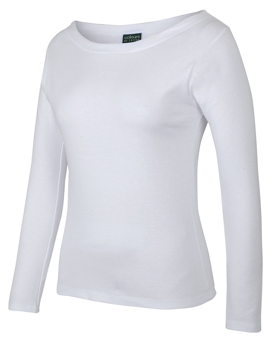 JB's Ladies C of C Boat Neck Tee Long Sleeve (JBS1BTL)