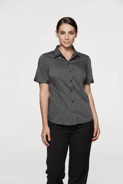 Aussie Pacific Henley Ladies Shirt Short Sleeve (APN2900S)