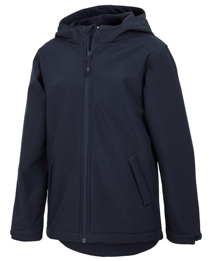 JB's Kids Podium Water Resistant Hooded Softshell Jacket (JBS3WSHK)