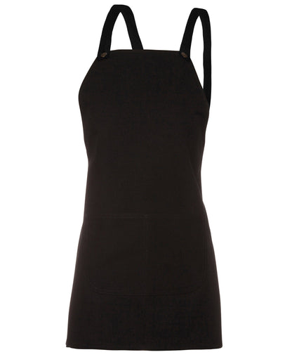 JB's Cross Back Canvas Bib Apron 65x71cm (Without Straps) (JBS5ACBE)