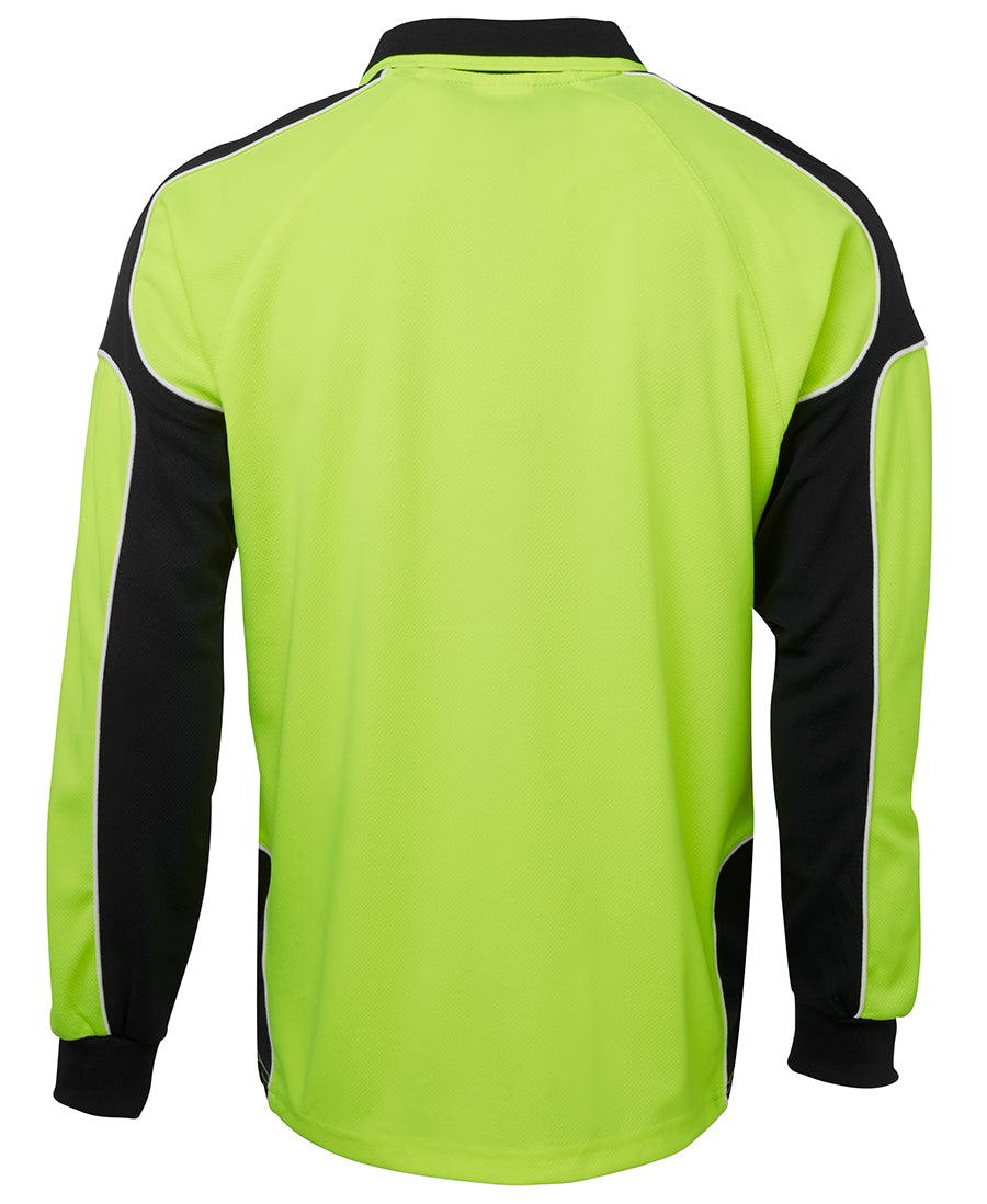 JB's Hi Vis Arm Panel Polo Long Sleeve (JBS6AP4L)