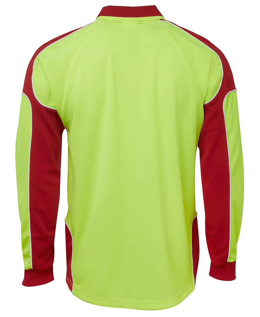 JB's Hi Vis Arm Panel Polo Long Sleeve (JBS6AP4L)