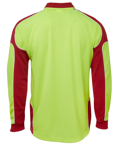 JB's Hi Vis Arm Panel Polo Long Sleeve (JBS6AP4L)