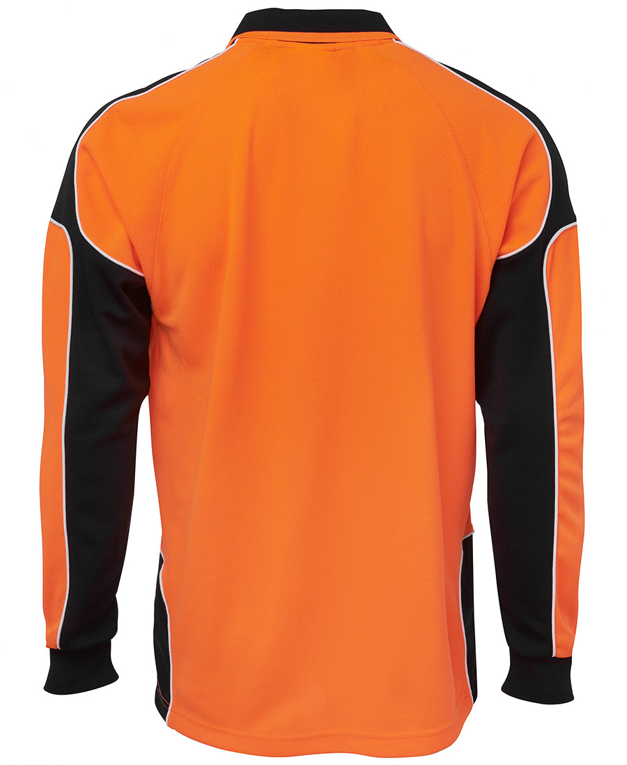 JB's Hi Vis Arm Panel Polo Long Sleeve (JBS6AP4L)