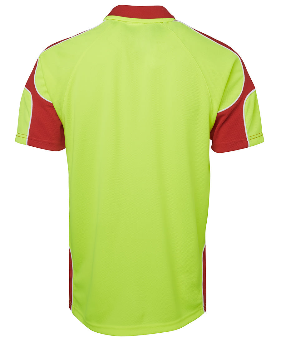 JB's Hi Vis Arm Panel Polo Short Sleeve (JBS6AP4S)