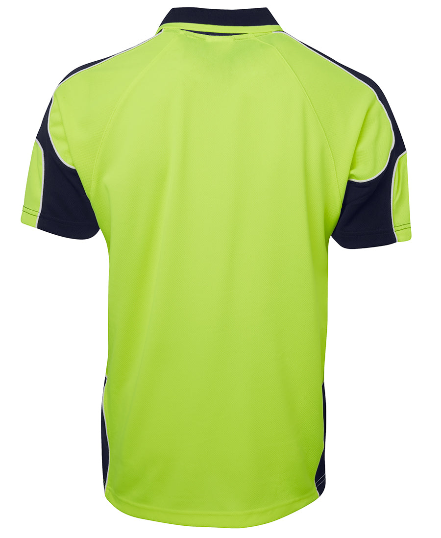 JB's Hi Vis Arm Panel Polo Short Sleeve (JBS6AP4S)