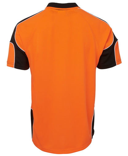 JB's Hi Vis Arm Panel Polo Short Sleeve (JBS6AP4S)