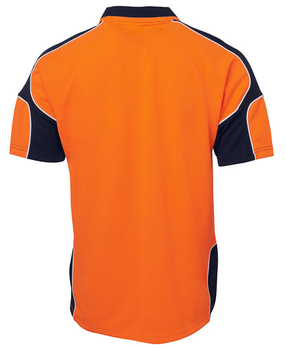 JB's Hi Vis Arm Panel Polo Short Sleeve (JBS6AP4S)