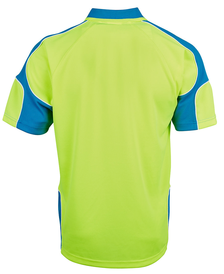JB's Hi Vis Arm Panel Polo Short Sleeve (JBS6AP4S)