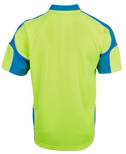 JB's Hi Vis Arm Panel Polo Short Sleeve (JBS6AP4S)