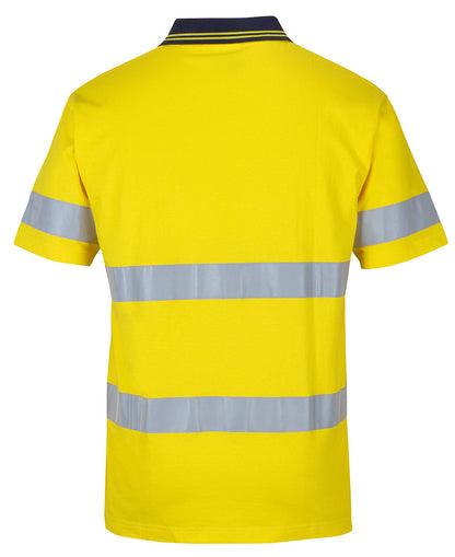 JB's Hi Vis (D+N) Cotton Polo Short Sleeve (JBS6DCPS)