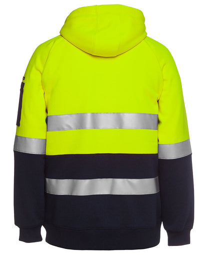 JB's Hi Vis (D+N) Full Zip Fleecy Hoodie (JBS6DNH)