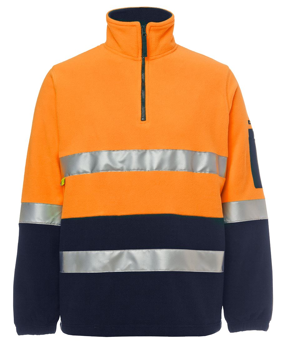 JBS HI VIS (D+N) 1/2 ZIP POLAR FLEECE - Hi Vis Clothing - Best Buy Trade Supplies Direct to Trade
