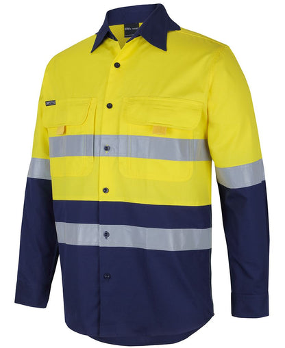 JB's Hi Vis (D+N) 150G Ripstop Fishing Shirt Long Sleeve (JBS6DNRL)