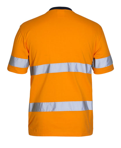 JB's Hi Vis (D+N) Cotton T-Shirt with Tape (JBS6DNTC)