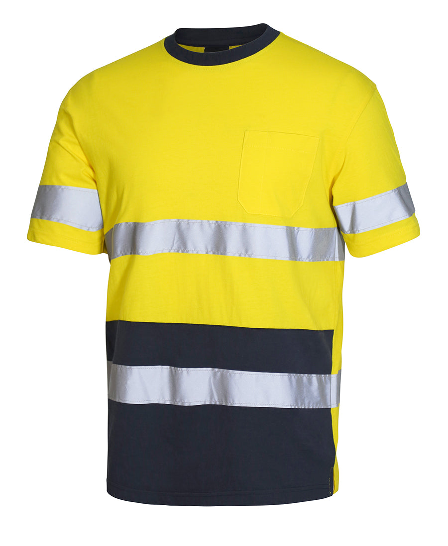 JB's Hi Vis (D+N) Cotton T-Shirt with Tape (JBS6DNTC)
