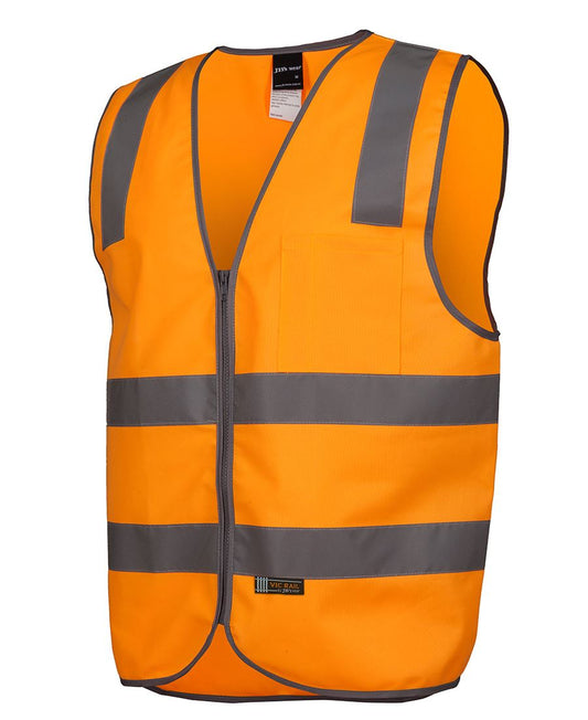 JB's Hi Vis (D+N) VIC Rail Safety Vest (JBS6DVSV)