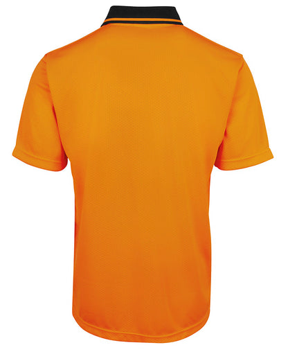 JB's Hi Vis Jacquard Non Cuff Polo Short Sleeve (JBS6HJNC)