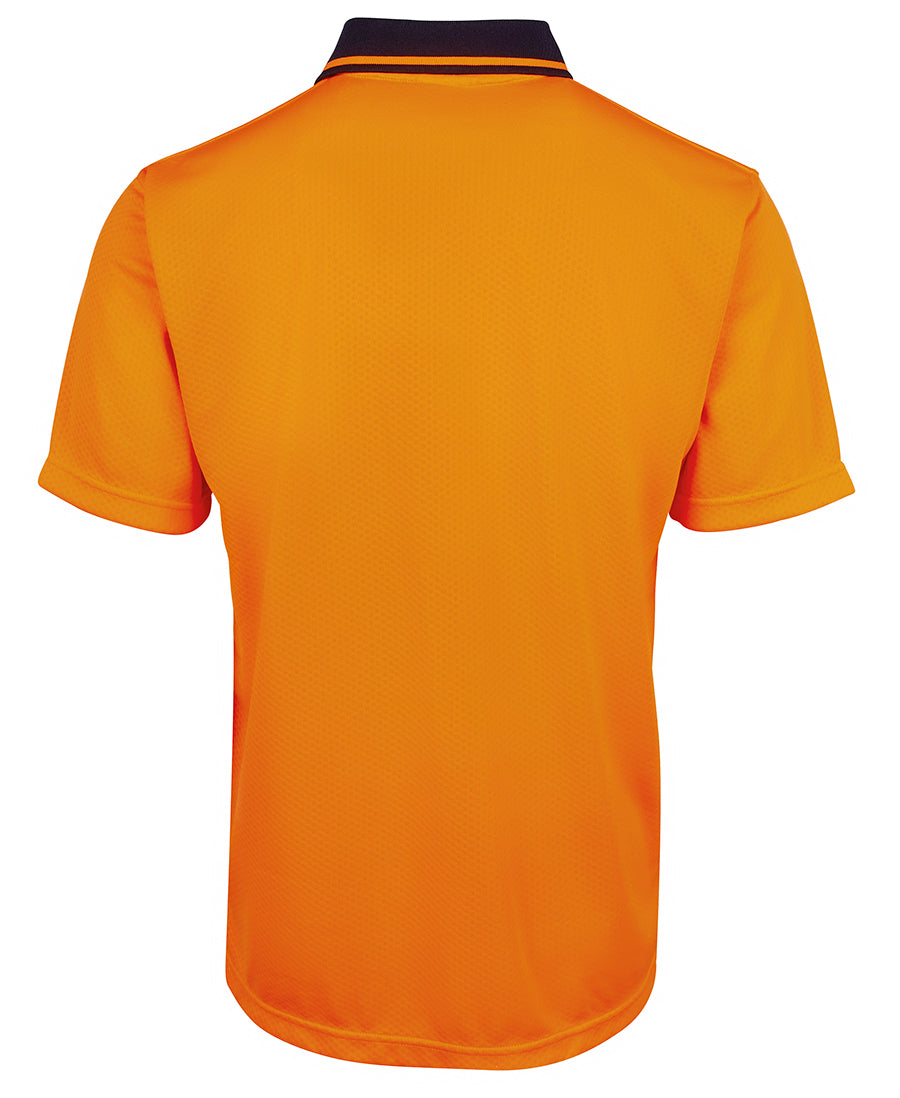 JB's Hi Vis Jacquard Non Cuff Polo Short Sleeve (JBS6HJNC)