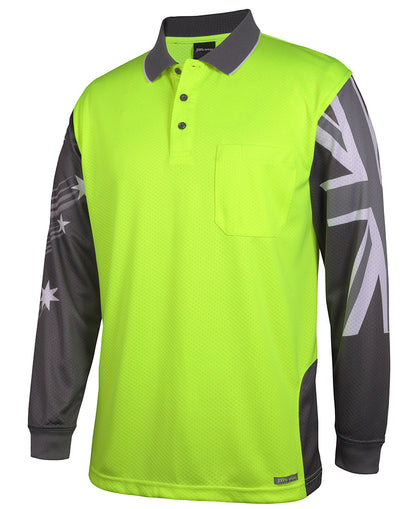 JB's Hi Vis Southern Cross Polo Long Sleeve (JBS6HSCL)