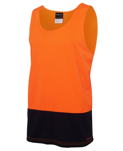 JB's Hi Vis Traditional Singlet (JBS6HTS)