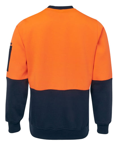 JB's Hi Vis Fleecy Crew (JBS6HVCN)