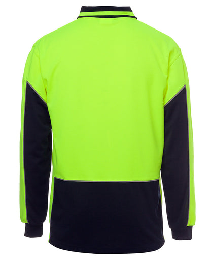 JB's Hi Vis Gap Polo Long Sleeve (JBS6HVGL)