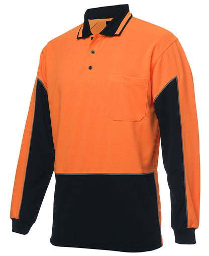JB's Hi Vis Gap Polo Long Sleeve (JBS6HVGL)
