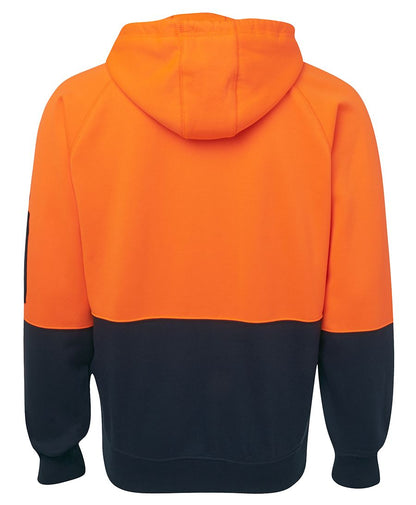 JB's Hi Vis Full Zip Fleecy Hoodie (JBS6HVH)