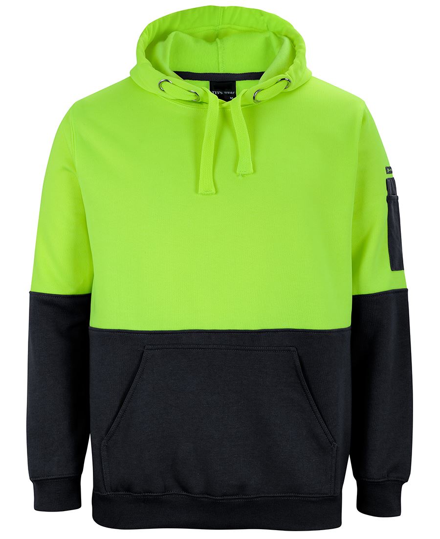 JB's Hi Vis Pull Over Hoodie (JBS6HVPH)