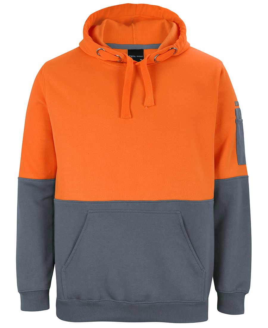 JB's Hi Vis Pull Over Hoodie (JBS6HVPH)