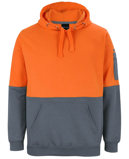 JB's Hi Vis Pull Over Hoodie (JBS6HVPH)