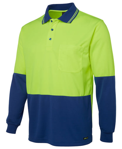 JB's Hi Vis Traditional Polo Long Sleeve (JBS6HVPL)