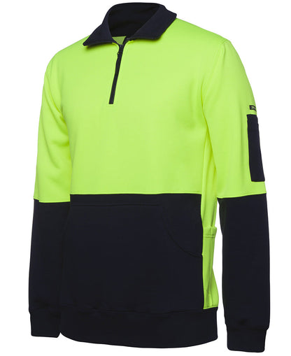 JB's Hi Vis 330G 1/2 Zip Fleece (JBS6HVPZ)
