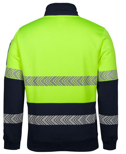 JB's Hi Vis (D+N) ½ Zip Segmented Tape Fleece (JBS6HZS)