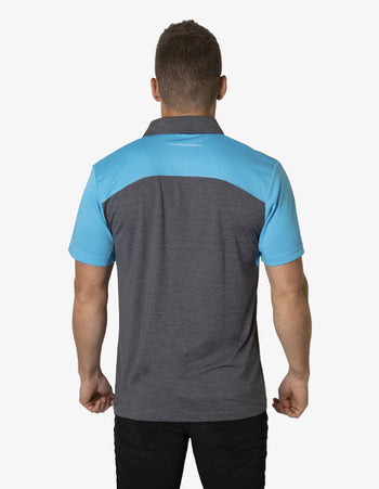 Black Kanvas Soft Touch Shoulder Panel Polo