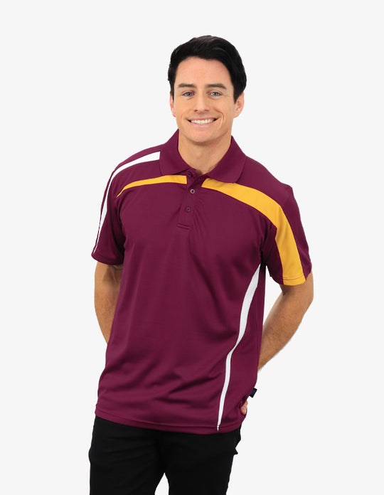 Be Seen Contrasting Front and Side Panels Polo (Additional Colours)