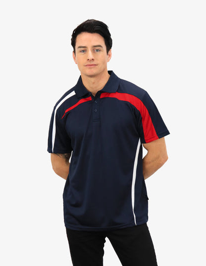 Be Seen Contrasting Front and Side Panels Polo (Additional Colours)
